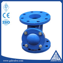 sewage ball type check valve with flange